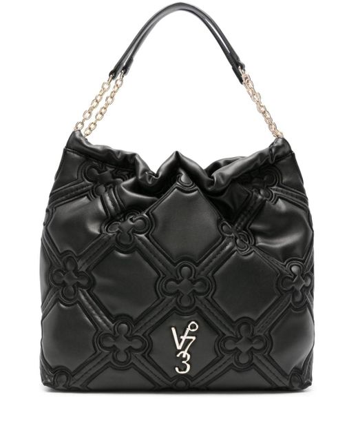 V73 Black Gesteppte Nyala Handtasche