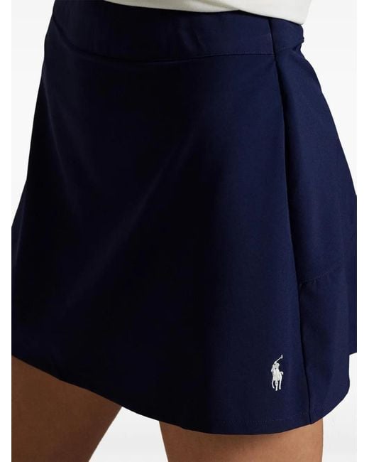 Polo Ralph Lauren Blue Wimbledon Ballperson Stretch Skort