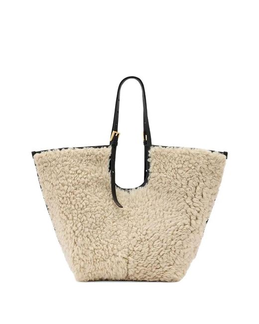 AllSaints Natural Ara Cut-Out Shoulder Bag