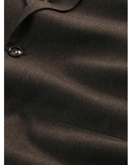 NN07 Brown Timo Single-Breasted Blazer for men