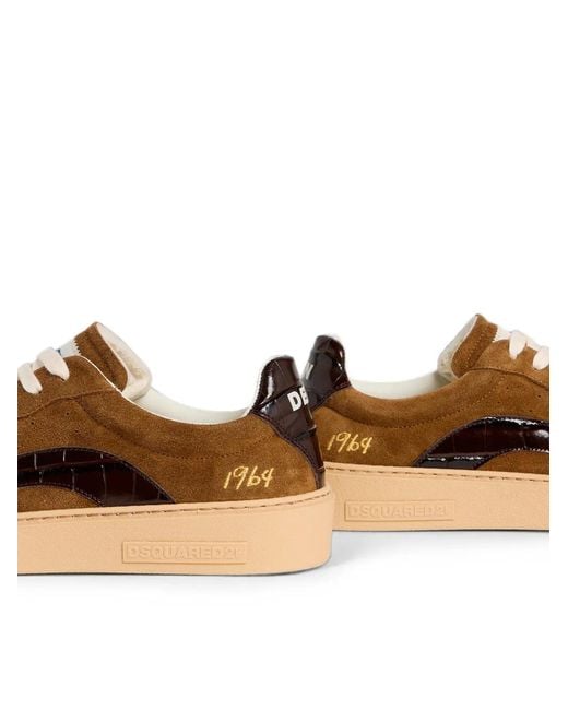 DSquared² Brown Rider Sneakers for men