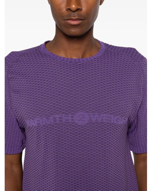 Roa Purple Hivee Dryarn Seamless T-Shirt for men