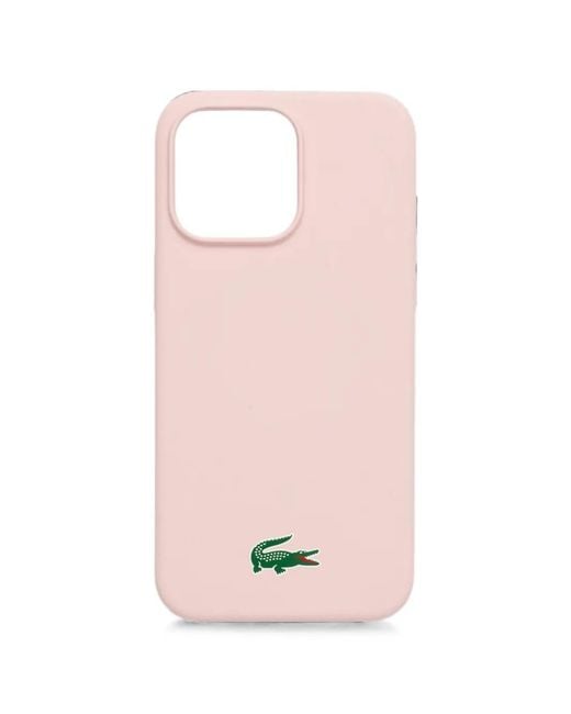 Lacoste Pink Logo-Patch Iphone 15 Case