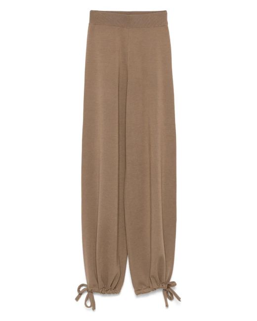 Pantalones de lana virgen Max Mara de color Brown