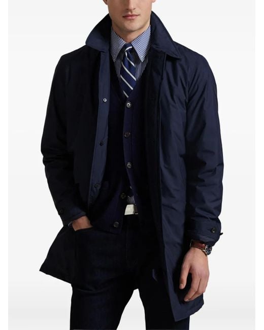 Polo Ralph Lauren Wattierter Mantel in Blue für Herren