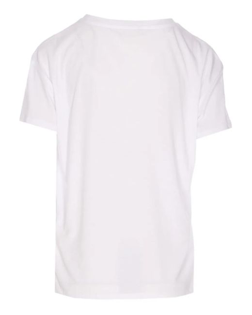 Liu Jo White Dog-Print T-Shirt