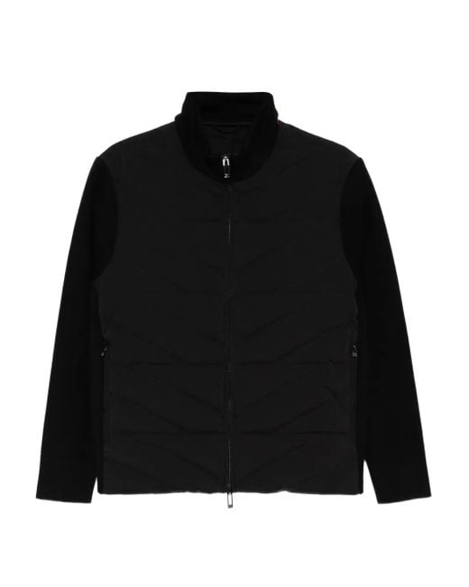 メンズ Emporio Armani パデッドジャケット Black