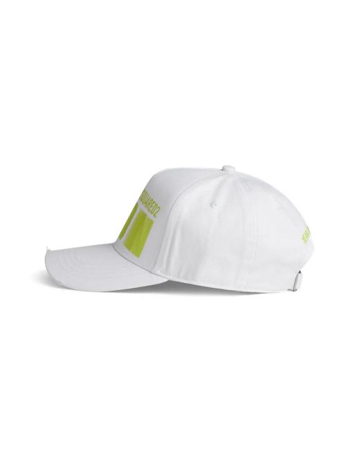 DSquared² Baseballkappe Mit Logo-Print in Gray für Herren