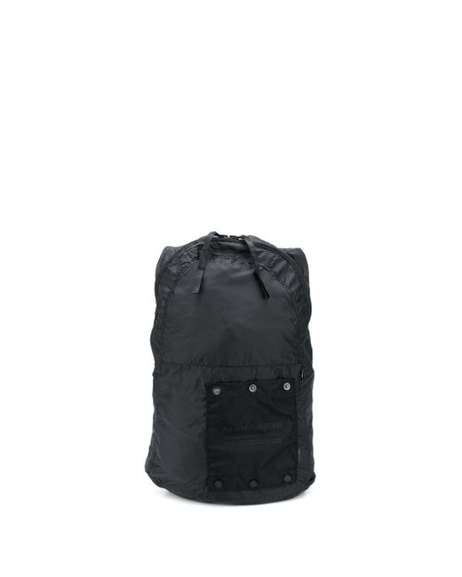 Maharishi Black Packable Shell Backpack for men
