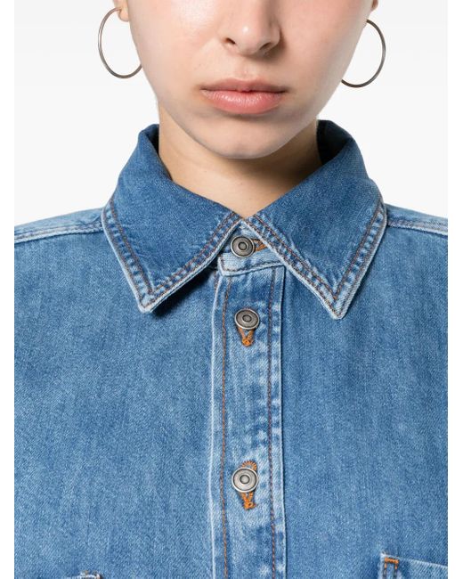 Haikure Blue Jacke Mit Einsätzen