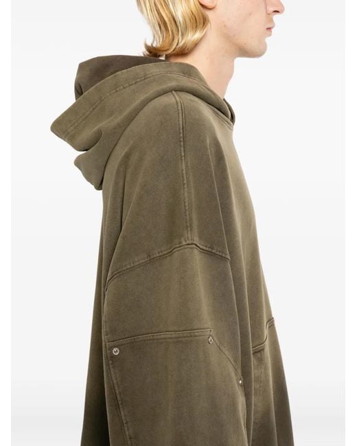 TEAM WANG design Green Reset Hoodie