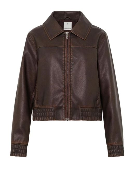 Unreal Fur Brown Game Changer Jacket