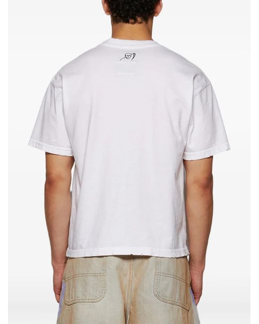 Warren Lotas White Gargoyle T-Shirt for men
