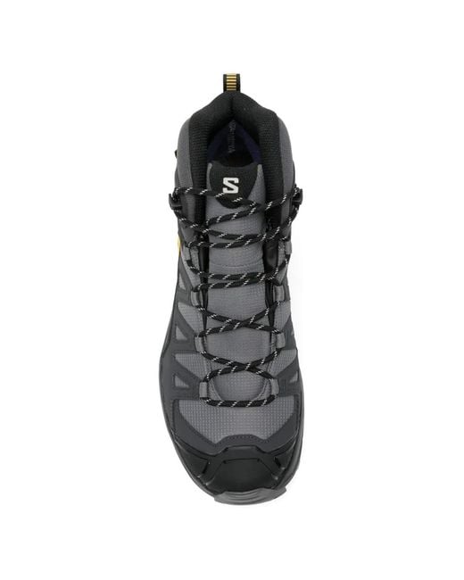 Salomon Gray X Ultra Mid 360 Gtx Sneakers for men