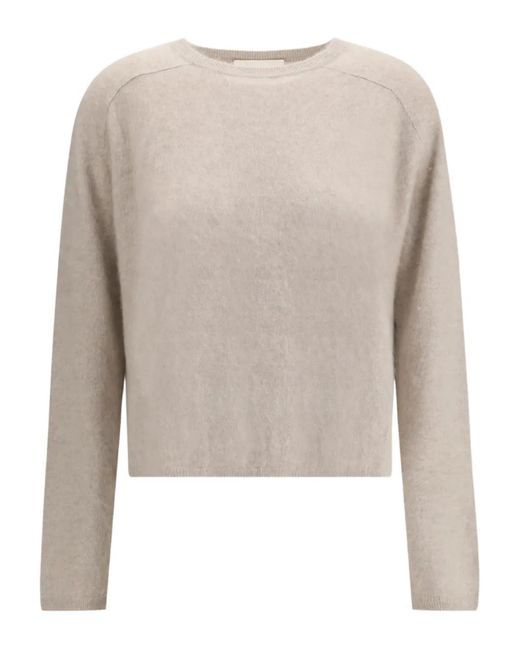 Lisa Yang Natural Lexia Raglan-Sleeve Sweater