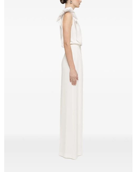 Nissa White Ruffled Top