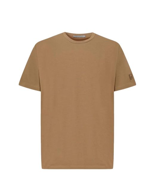 Corneliani Brown Short-Sleeve T-Shirt for men