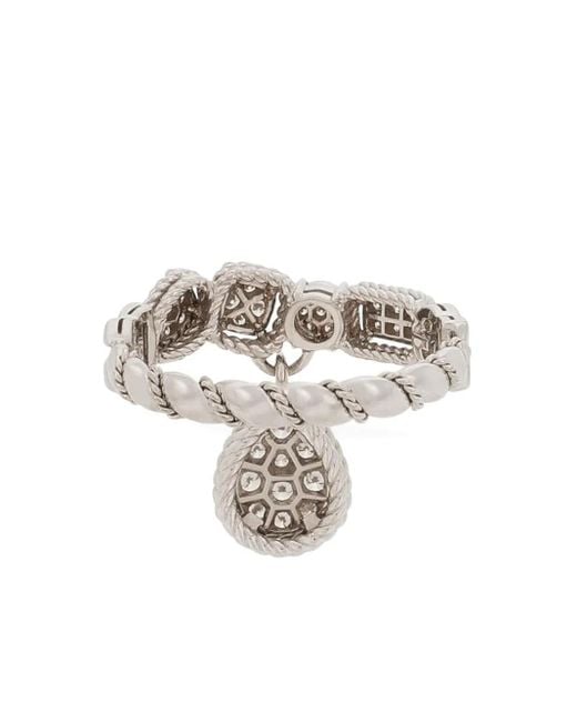 Anillo Easy en oro blanco de 18 ct con diamantes Dolce & Gabbana de color White