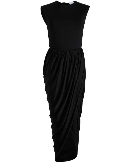 Patou Black Rückenfreies Midikleid