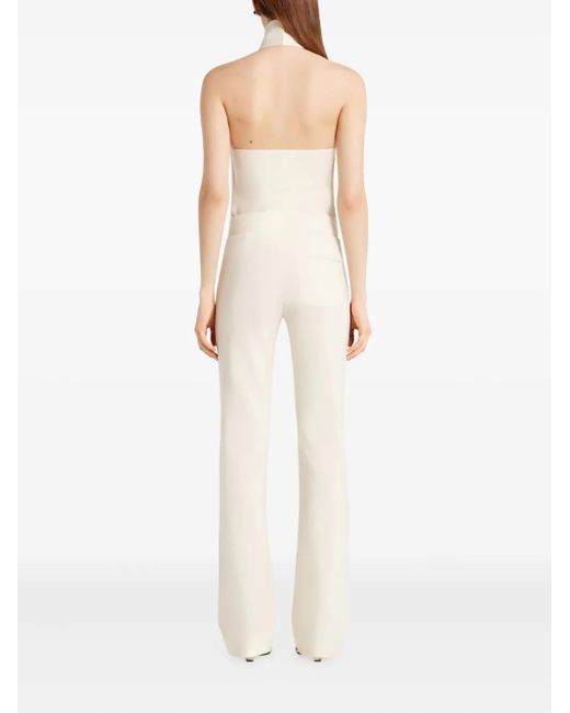 Courreges Ellipse ハイネック ノースリーブトップ White