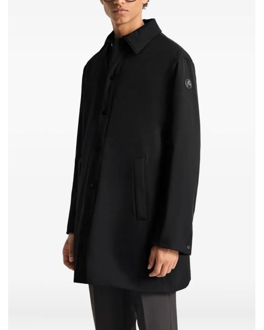 Fusalp Black Single-Breasted Button Coat for men