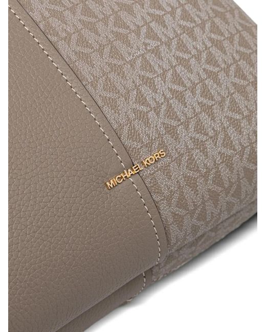Michael Kors Gray Flora Medium Tote Bag