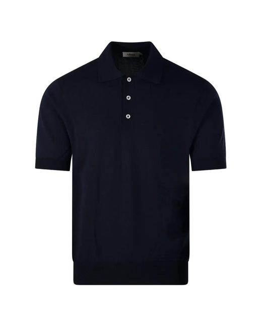 Altea Blue Buttoned Polo Shirt for men
