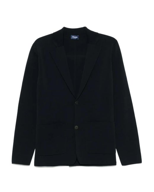 Blazer de canalé Drumohr de hombre de color Black