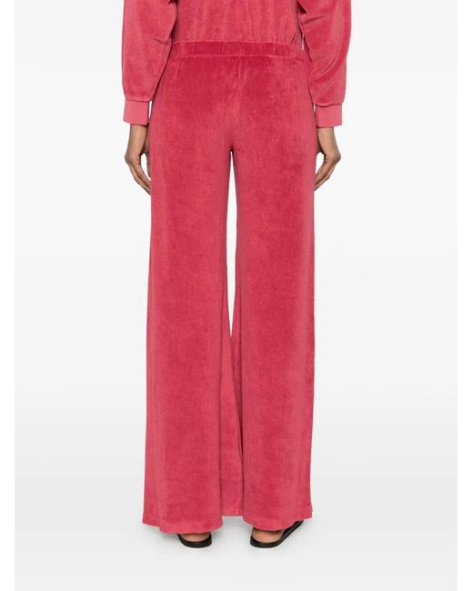 Suzie Kondi Red Wide-Leg Trousers