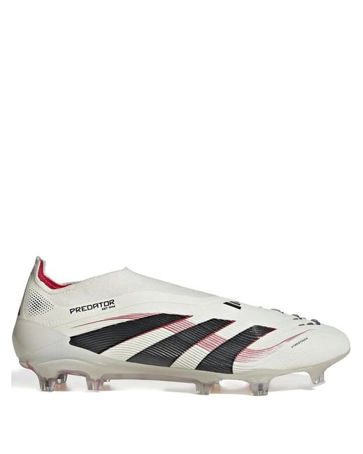 Adidas Gray Predator Elite Laceless Cleats for men