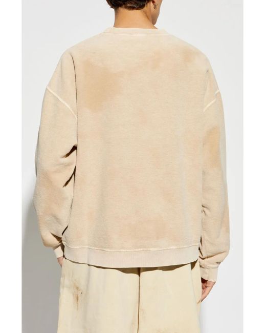 DSquared² Natural Logo-Print Sweatshirt for men