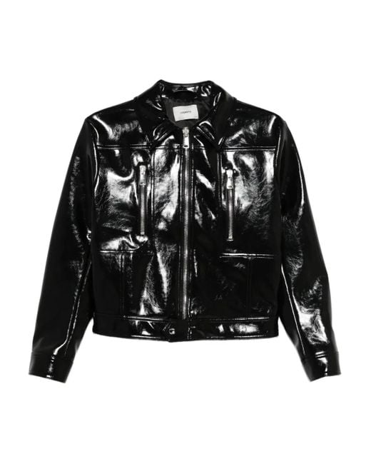 Coperni Black Zip-Front Jacket