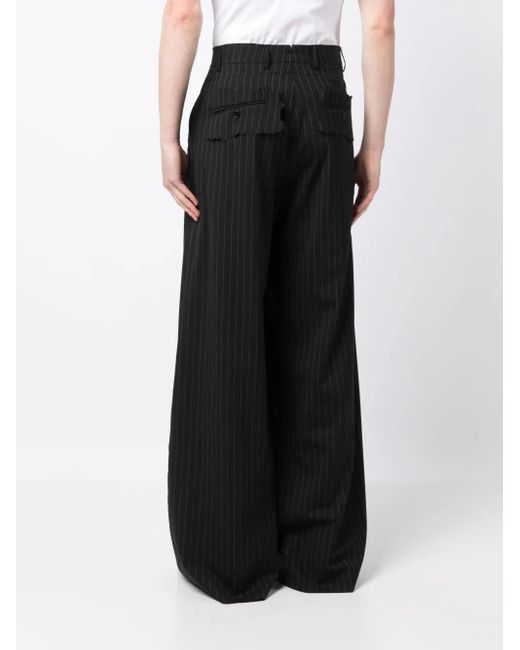 Pantalon Ample À Fines Rayures Vetements pour homme en coloris Black