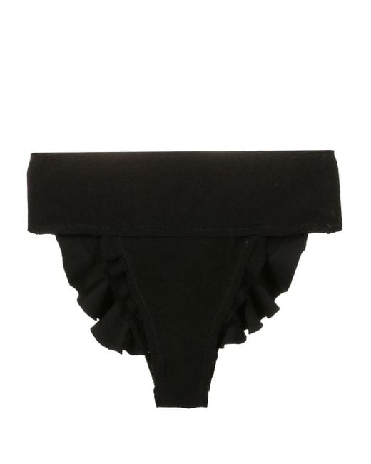 Slip Bikini Jasper A Vita Alta di Clube Bossa in Black