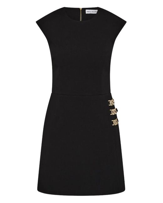Rebecca Vallance Black Freyja Mini Dress