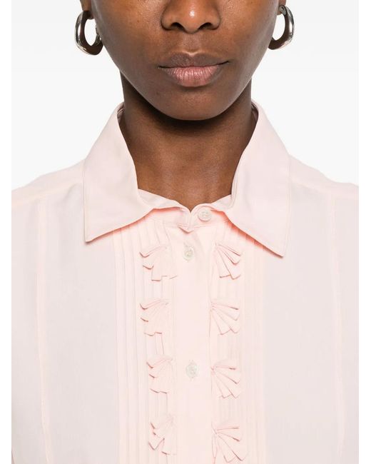N°21 Pink Ruffled Shirt