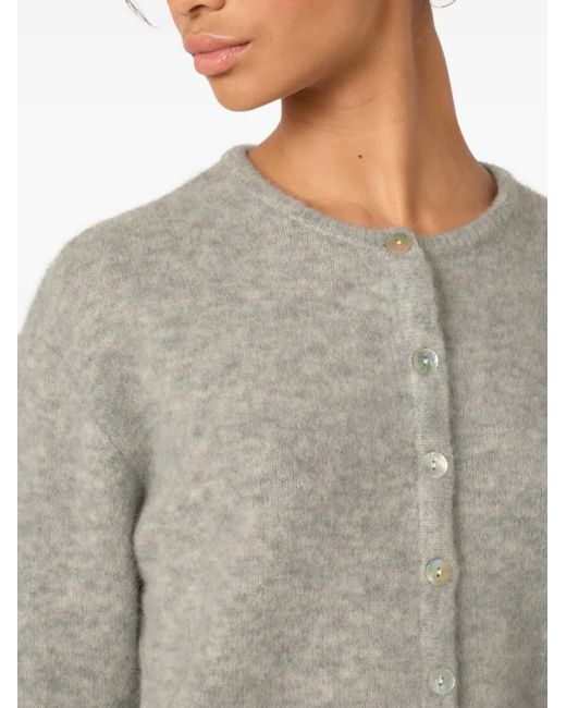 Cárdigan Vitow con cuello redondo American Vintage de color Gray