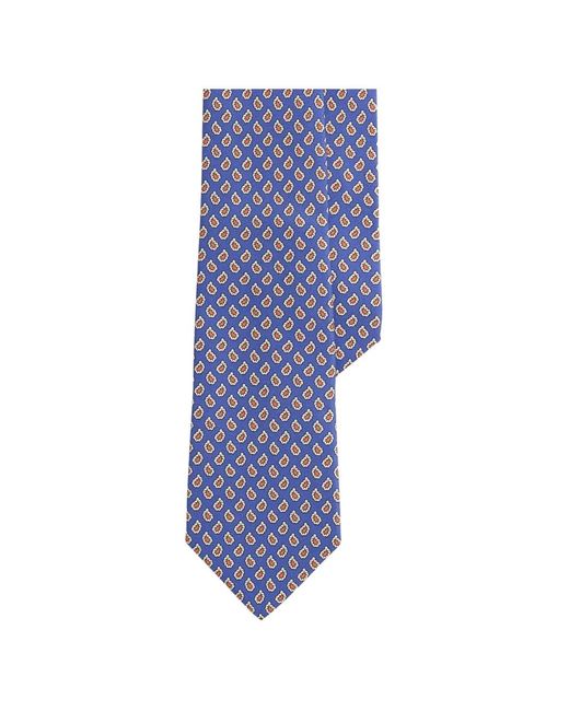 Polo Ralph Lauren Blue Neat Silk Tie for men