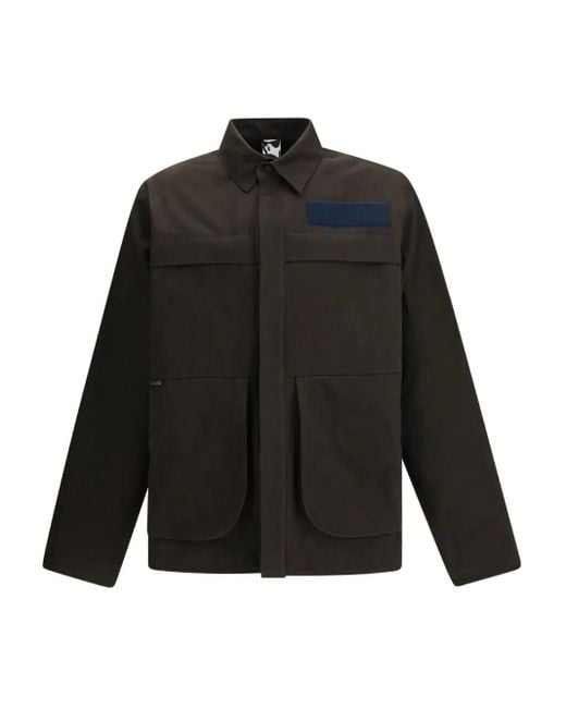 Sobrecamisa Alpha con bolsillo de parche GR10K de hombre de color Black
