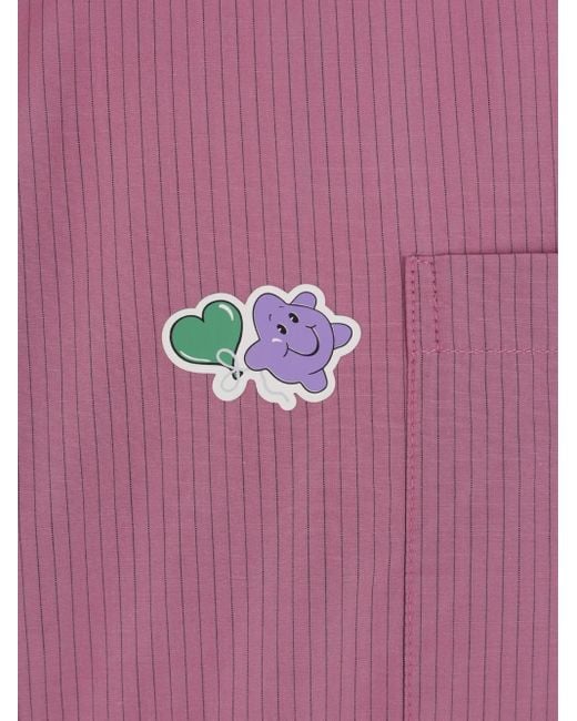 Martine Rose Oversized Overhemd in het Pink voor heren
