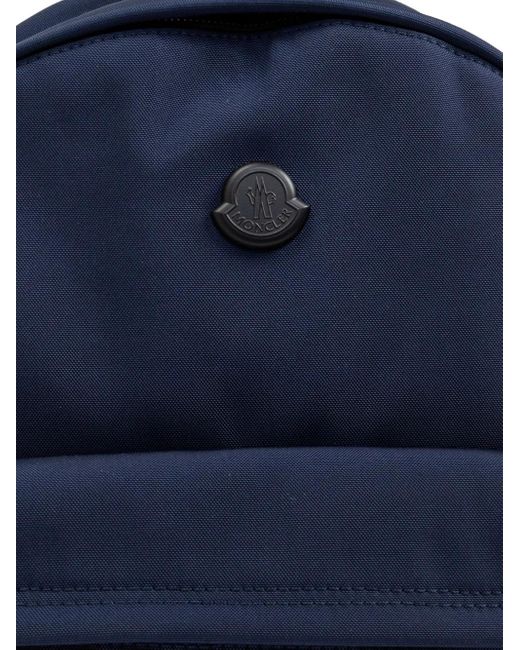 Mochila New Pierrick Con Parche Del Logo Moncler de hombre de color Blue