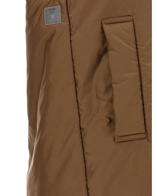 Max Mara Brown Greengo Padded Vest