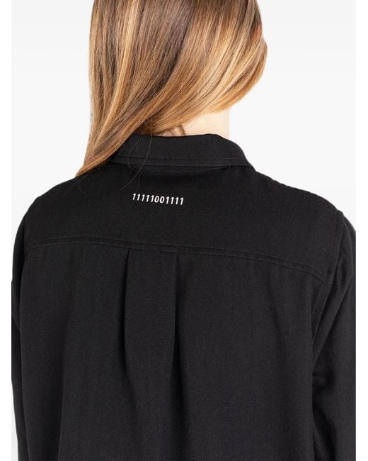 Societe Anonyme Black Tilda Button-Up Patch-Pocket Jacket