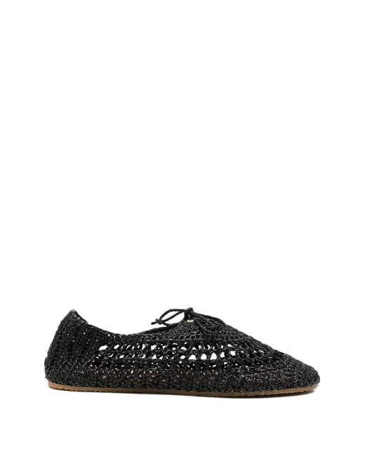 Superga Black Woven Lace-Up Shoes for men