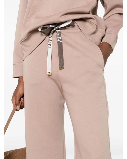 Max Mara Pink Drawstring Trousers