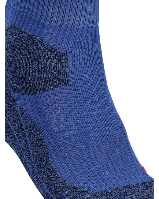 Falke Blue Ribbed Socks