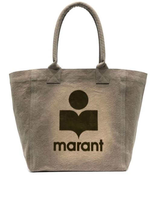 Isabel Marant Natural Small Yenky Canvas Tote Bag