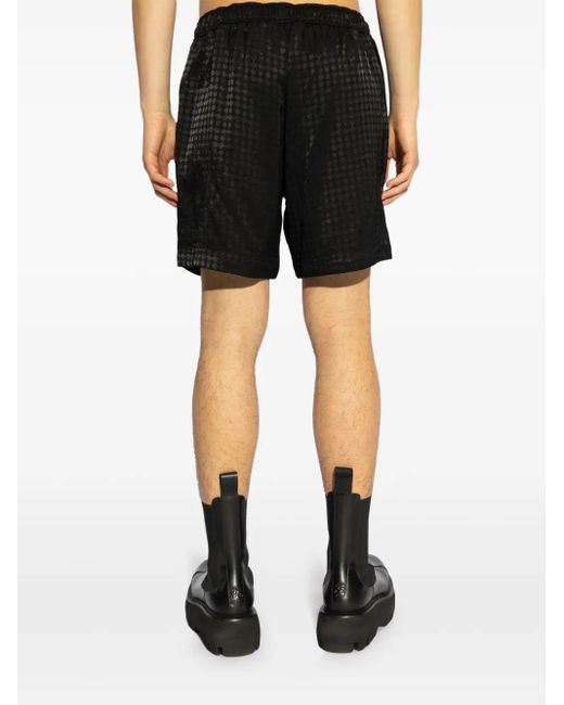 Amiri Black Jacquard Shorts for men