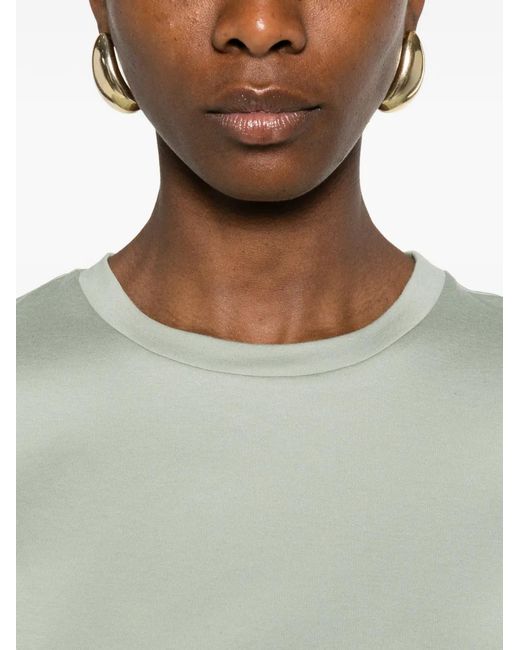 Max Mara Green Crew-Neck T-Shirt