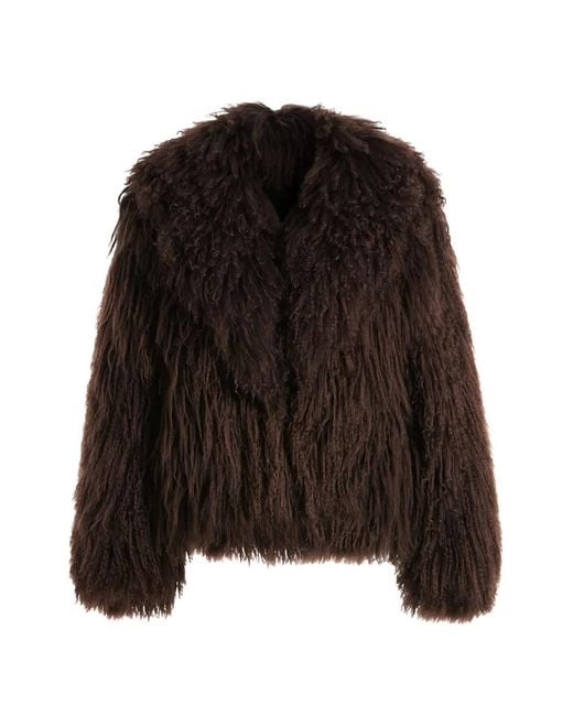 16Arlington Black Maryam Shearling Jacket